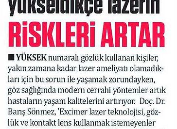 Lazer tedavisinin riskleri